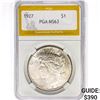 Image 1 : 1927 Silver Peace Dollar PGA MS63