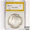 Image 1 : 1884-CC Morgan Silver Dollar PGA MS65
