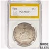 Image 1 : 1876 Silver Trade Dollar PGA MS63+