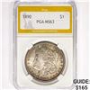 Image 1 : 1890 Morgan Silver Dollar PGA MS63