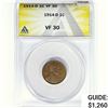 1914-D Wheat Cent ANACS VF30