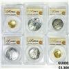 Image 1 : 2020 Gold/Silver Bball Set (6) PCGS MS70