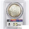 Image 2 : 1891 Morgan Silver Dollar PCGS MS62