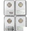 Image 2 : [4] Jefferson Nickels NGC MS66 (1949, 1955-D, 1955