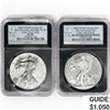 Image 1 : 2013-W Set [2] Silver Eagle NGC PF/SP70 One Rev PF