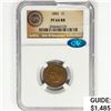Image 1 : 1882 CAC Indian Head Cent NGC PF64 RB Newman Coll.