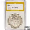 Image 1 : 1899-S Morgan Silver Dollar PGA MS64