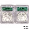 Image 1 : [2] American Silver Eagle ICG MS69 2005-2006