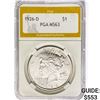 1926-D Silver Peace Dollar PGA MS63