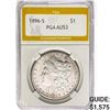 1896-S Morgan Silver Dollar PGA AU53
