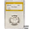 Image 1 : 1924-D Standing Liberty Quarter PGA MS61