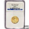 Image 1 : 2007 $10 1/4oz. American Gold Eagle NGC MS70