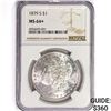 Image 1 : 1879-S Morgan Silver Dollar NGC MS64+