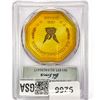 Image 2 : 1857 One Dollar .05oz Gold Rush Ore PCGS