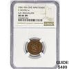 Image 1 : 1861-65 Civil War Token NGC MS64 BN, F-143/261 a