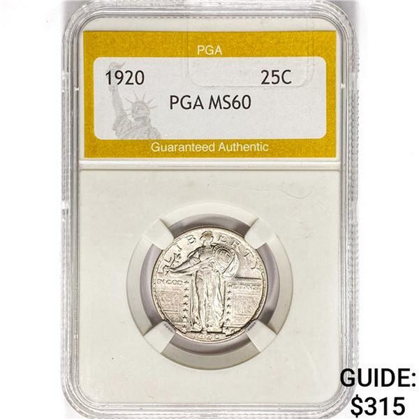1920 Standing Liberty Quarter PGA MS60