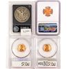 Image 2 : [4] US Varied Coinage NGC,PCGS 1901-2019