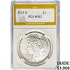 1927-D Silver Peace Dollar PGA MS63