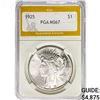 1925 Silver Peace Dollar PGA MS67