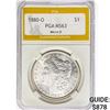 Image 1 : 1880-O Morgan Silver Dollar PGA MS63 Micro O