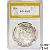 Image 1 : 1926 Silver Peace Dollar PGA MS62