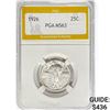 Image 1 : 1926 Standing Liberty Quarter PGA MS63