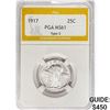 Image 1 : 1917 Standing Liberty Quarter PGA MS61 Type 2
