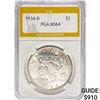 Image 1 : 1934-D Silver Peace Dollar PGA MS64