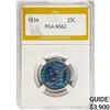 Image 1 : 1834 Capped Bust Quarter PGA MS62