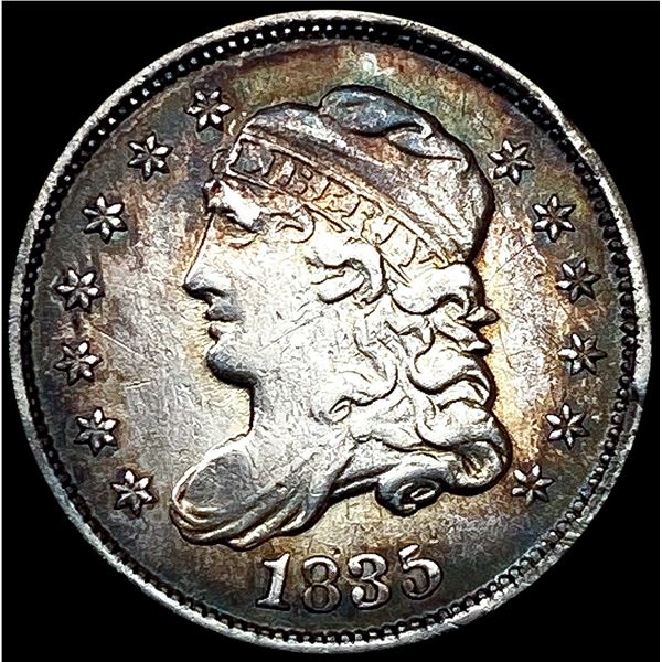 1835 Capped Bust Half Dime NEARLY UNCIRCULATED