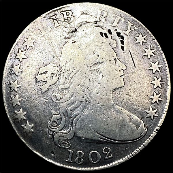 1802 Draped Bust Dollar NICELY CIRCULATED