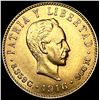 Image 1 : 1916 Cuba .2419oz Gold 5 Pesos CLOSELY UNCIRCULATE