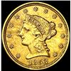 Image 1 : 1853 $2.50 Gold Quarter Eagle CLOSELY UNCIRCULATED