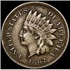 Image 1 : 1862 Indian Head Cent LIGHTLY CIRCULATED