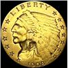 Image 1 : 1908 $2.50 Gold Quarter Eagle UNCIRCULATED