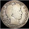 Image 1 : 1909-O Barber Quarter NICELY CIRCULATED