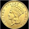 Image 1 : 1854 $3 Gold Piece UNCIRCULATED