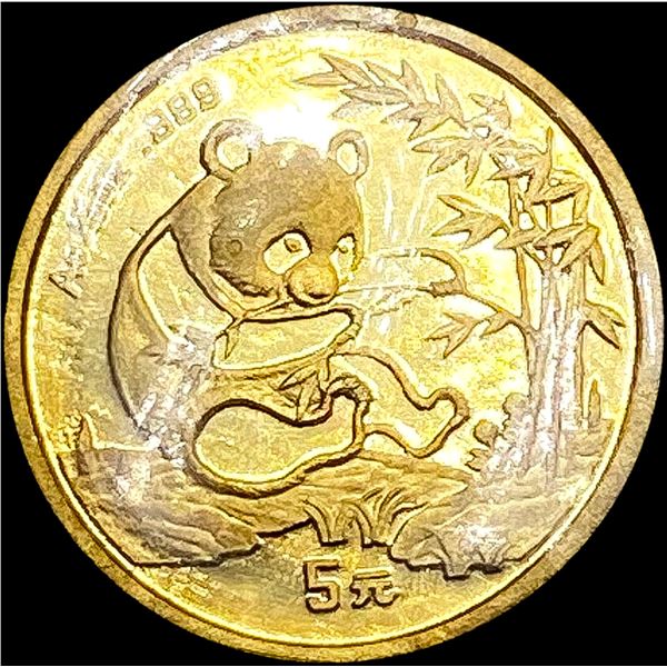 1994 China 1/20oz Gold 5 Yuan GEM PROOF