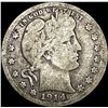 Image 1 : 1914-S Barber Quarter NICELY CIRCULATED