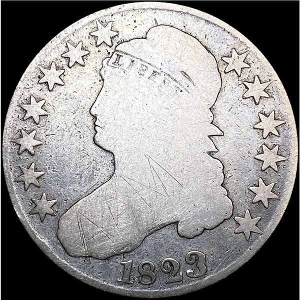 1823 Capped Bust Half Dollar NICELY CIRCULATED