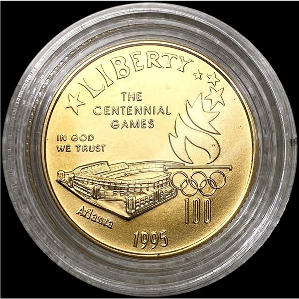 1995-W US Commem .25oz Gold $5 GEM PROOF