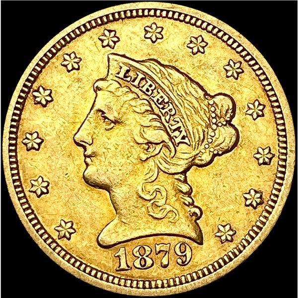 1879 $2.50 Gold Quarter Eagle HIGH GRADE