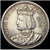 Image 1 : 1893 Isabella Silver Quarter CLOSELY UNCIRCULATED