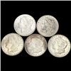 (5) Morgan Silver Dollars (1881, 1883-O, 1896, 19