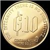 Image 2 : 1981 GSC 1/10oz Gold G.10 Token GEM PROOF