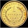 Image 2 : 1851 Rare Gold Dollar UNCIRCULATED