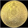 Image 2 : 1915 Austria .9802oz Gold 100 Corona UNCIRCULATED