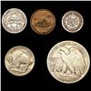 Image 2 : [5] Varied US Coinage (1853-O, 1864, 1894, 1913, 1