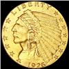 Image 1 : 1926 $2.50 Gold Quarter Eagle UNCIRCULATED