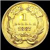 Image 2 : 1887 Rare Gold Dollar CLOSELY UNCIRCULATED